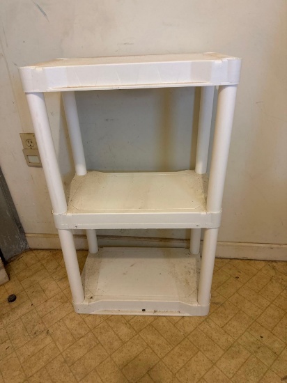 Plastic 3 Shelf Storage Unit