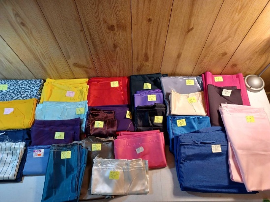 Fabric- Lining, Satin, Assorted