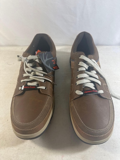 New Mens Memory Foam Deer Stags Size 12M Shoes