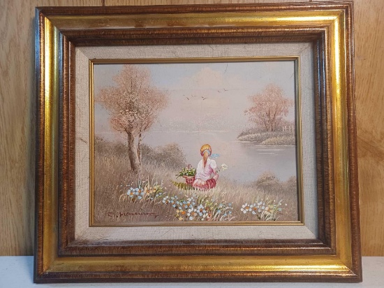 Framed Signed Painting