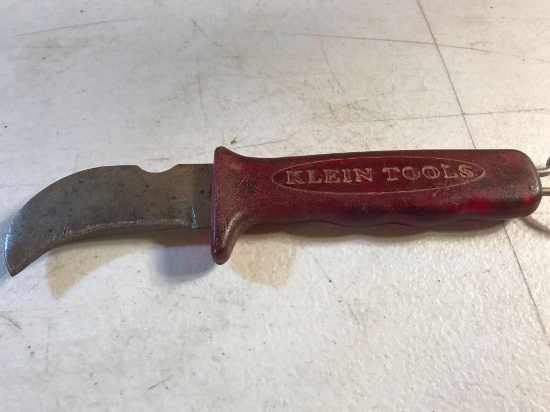 Klein Tools 1570 3lr Cable Linemans Skinning Knife Hook Blade and Notch