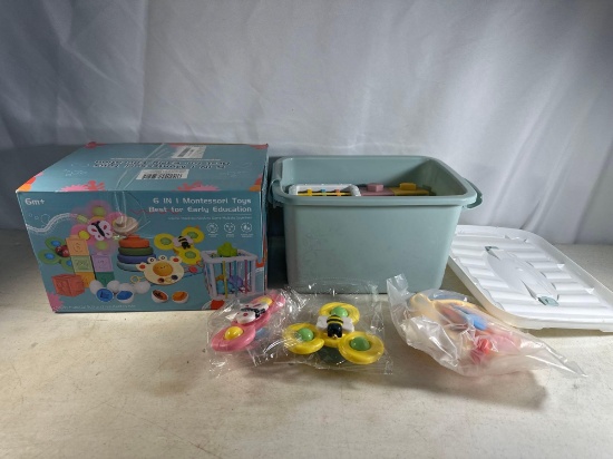 New 28 Pc 6 In 1 Montessori Early Education Toys