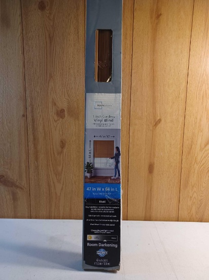 MainStays 1 Inch Cordless Vinyl Blind