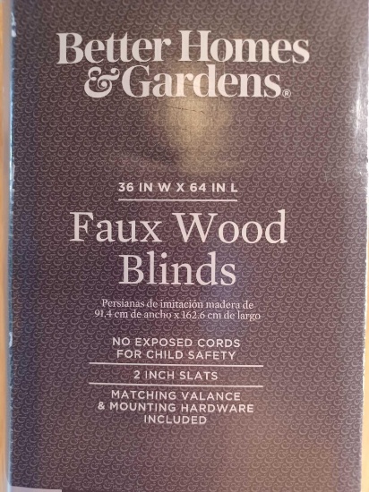 Better Homes and Gardens Faux Wood Blinds