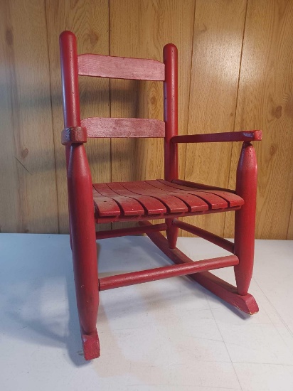 Childrens Wooden Rocking Chair