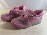 Ladies Pink American Sport Split Skate Sneakers