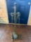 Brass Duck Set of Fireplace Accessories