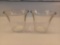 2 Glass Candle Holders