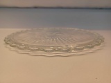 Glass Cake Serving Platter