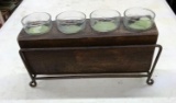 Wooden Candle Holder for Home Decor