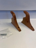 2 Wooden Brackets