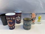 Tweety Bird Glass Cup, Clemson University Cups, Coffee Cup , Etc
