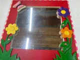 Decorative Wooden Painted Mirror