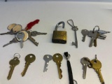 Pad Lock, Skeleton Key, Different Kinds Of Keys