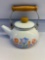 Lincoware Metal Teapot/ Kettle With Wooden Handle and Lid