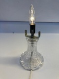 Vintage Decorative Glass Bottle Table Lamp