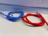 2 Pk PVC Washing Machine Connectors With Hoses