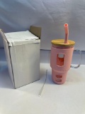 New Smash Tumbler With Lid and Metal Straw In Box