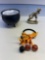 Halloween Lot- Skeleton Figurine, Halloween Door Hanger , Etc
