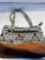 New SNY Black/ White Flower Purse