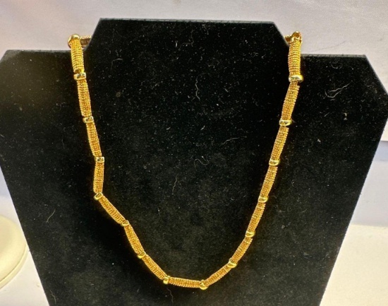 Costume Jewelry Gold Necklace