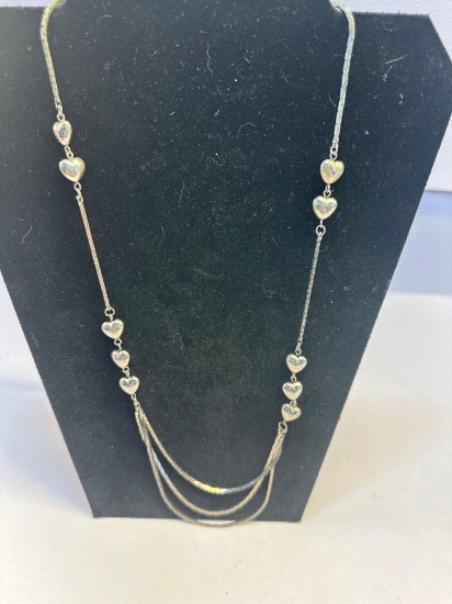 Costume Jewelry Heart Necklace