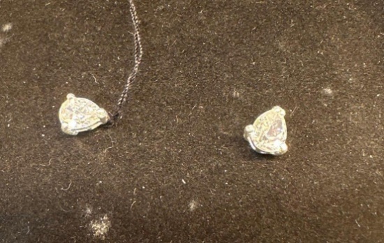 New In Box Cubic Zirconia Earrings