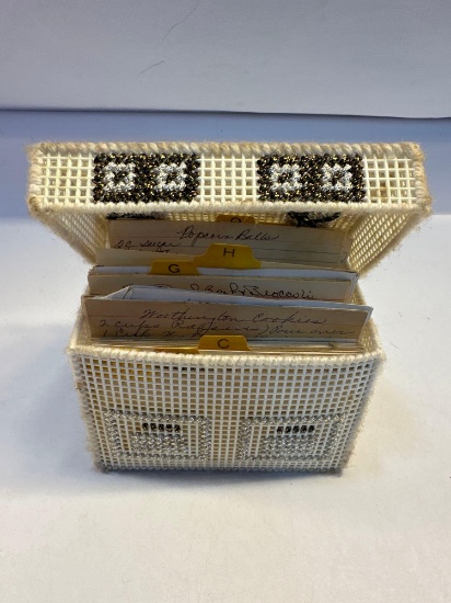 Vintage Box of Old Fashioned Recipes