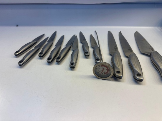 Set of ProSteel Knives / Meat Thermometer