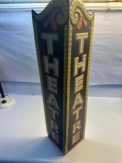 Metal Theater Wall Art/ Stand Up Art