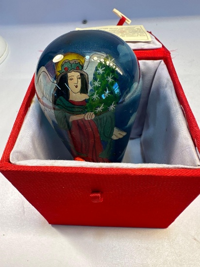 Painted Glass Ornament