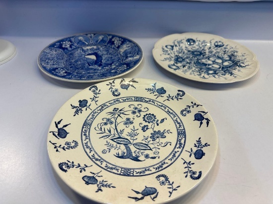 Vintage Staffordshire Ware Plate Of Virginia/ Delfts Blue Plate / Windsor Ware Plate