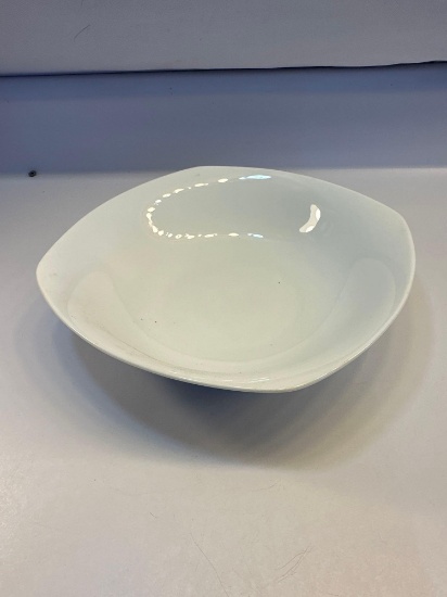 White Porcelain Salad Bowl