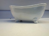 New White Ceramic Decorative Tub Home Decor
