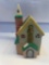 Vintage Beige Stucco Church