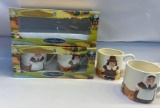 New Two Set of 2 The Pilgrim Pair Coffee Mugs In Boxes