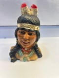 Vintage Universal Statuary Corp 1974 Native Indian Girl