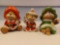 Vintage Homco Christmas Bear Family