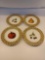 4 Country Orchard Wall Plates