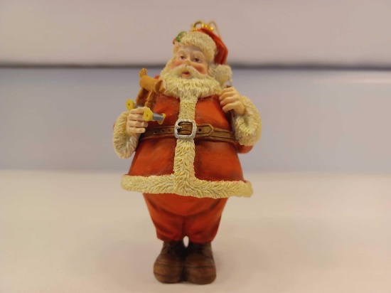 Porcelain Santa with Back Pack of Toys