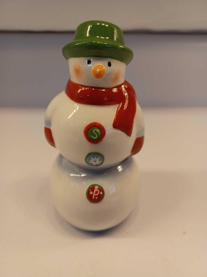 Snowman Salt and Pepper Shaker