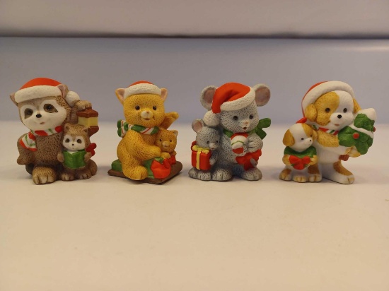 Vintage Homco Assorted Animal Ornaments