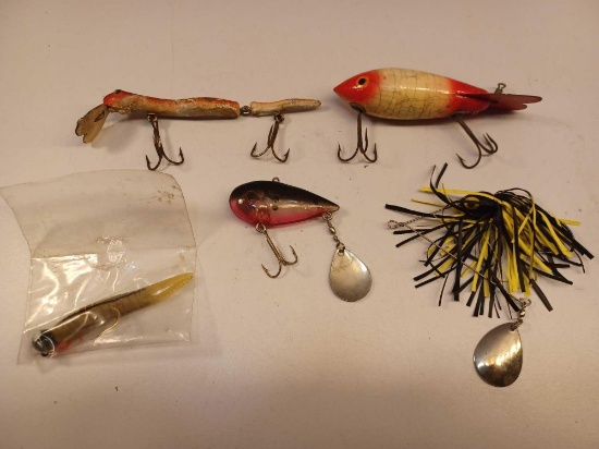 5 Vintage Fishing Lures