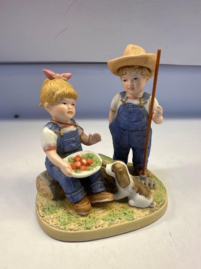 Denim Days by HOMCO Summer Harvest Figurine