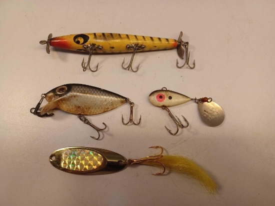 4 Vintage Fishing Lures