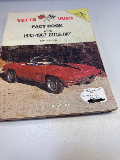 Fact Book Of The 1963- 1967 String Ray Book
