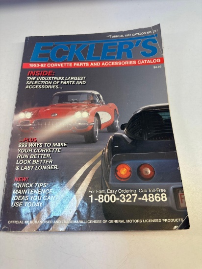 Ecklers 1953- 82 Corvette Parts and Accessories Catalog