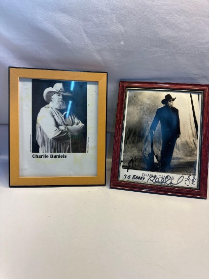 Charlie Daniels Print In Frame / Signed Charlie Daniels Print In Frame
