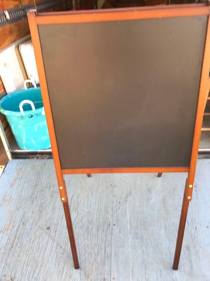 Blackboard and Whiteboard on A Frame
