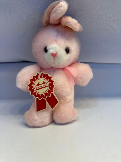Pink Rabbit Animal Fair Plush Toy